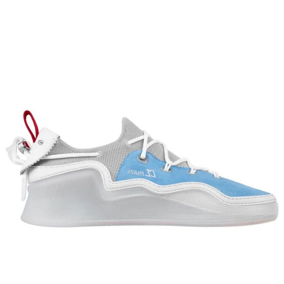 CHRISTIAN LOUBOUTIN Men's Arpoador Low-top Sneakers Blue 42 - Picture 1 of 7